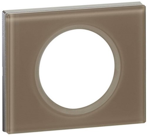 Рамка универсальная Legrand Celiane Corian 1-м. стекло смальта мокка фото Рамка универсальная Legrand Celiane Corian 1-м. стекло смальта мокка картинка